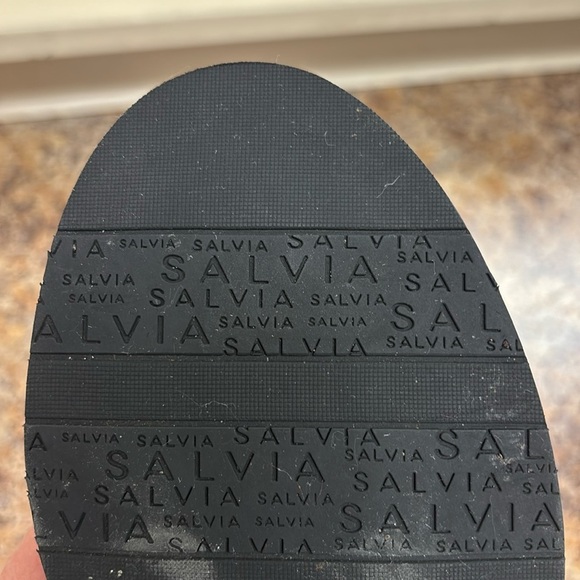 Salvia Ankle Boots Black Butter Nappa Leather Style Rhonda Size 37 USA 6.5 - 7 - Picture 2 of 9